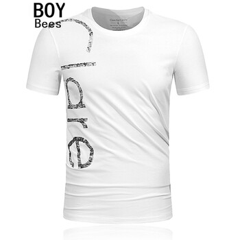 Boy Bees 短袖 男士T恤 白色 9317## 