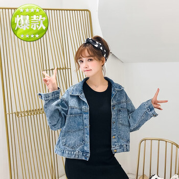 元素,口袋,流行,外套,新款,牛仔,趨勢,短款,樣式