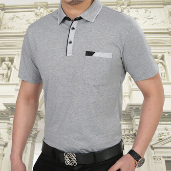 恒源祥 短袖 男士T恤 LJ558淺灰 