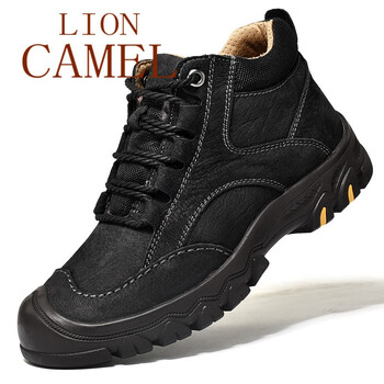 獅王駱駝（LIONCAMEL）男士8090黑色單鞋 40
