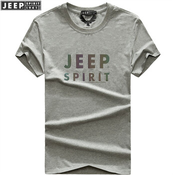 Jeep 短袖 男士T恤 灰色304011 