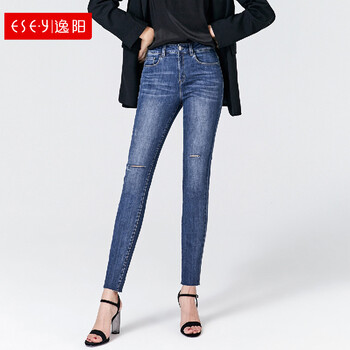 逸陽（ESE-Y）   女 九分褲 牛仔褲