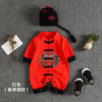 初生寶寶唐裝男