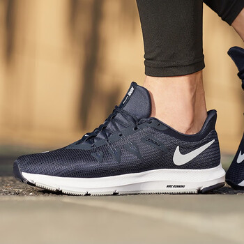 耐克（NIKE）跑步鞋AA7403-400藍黑藍+白+深藏青藍+狼灰 