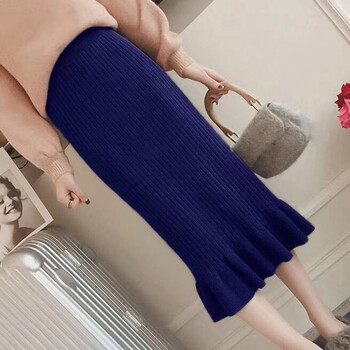 秋冬半身裙魚尾長裙