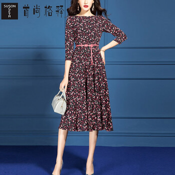 優(yōu)雅氣質(zhì)，簡(jiǎn)約風(fēng)連衣裙打造女神