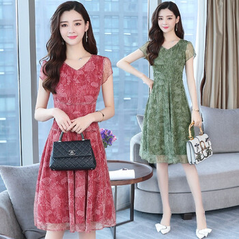 修身雪紡連衣裙，打造優(yōu)雅小仙女