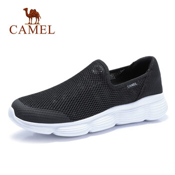 駱駝（CAMEL）男士A922303260  黑/白 男款 41