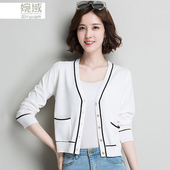 系帶長(zhǎng)袖外套，微胖女神的福音