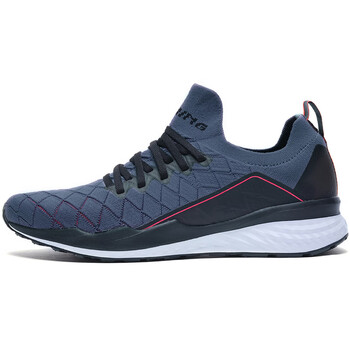 李寧（LI-NING）跑步鞋陰沉灰/標(biāo)準(zhǔn)白 