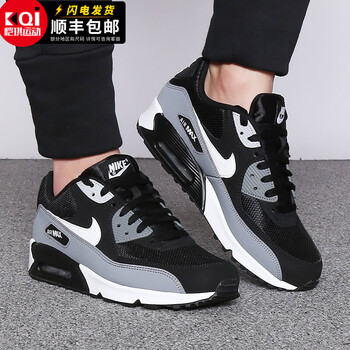 耐克（NIKE）跑步鞋AJ1285-018 黑/白Air Max 90 42