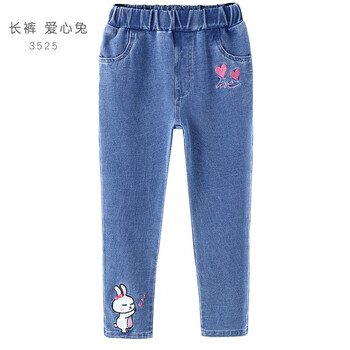 兒童牛仔七分褲夏
