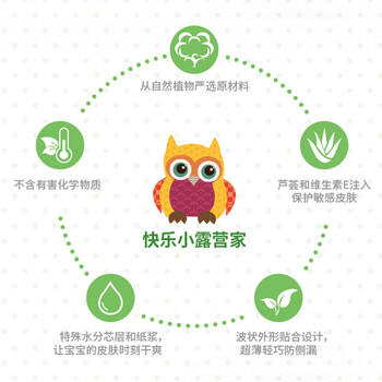 快樂小露營家嬰兒尿褲日常紙尿褲11-49片