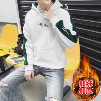 尊尚鳥(niǎo)（ZunshangniaO） 長(cháng)袖 男士T恤 白色 Y41衛衣 XL，4XL，L，M