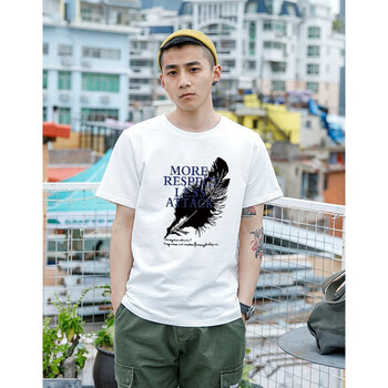 萌朵麗啦 短袖 男士T恤 WD0017白色 
