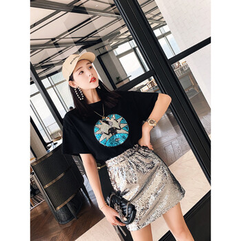 時尚條紋連衣裙，微胖女生的福音