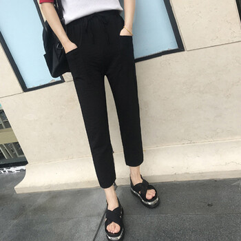 寬松休閑哈倫褲，微胖女生的福音