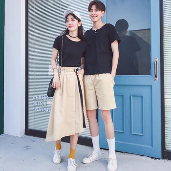 柒倪舍（QINISHE） 不對稱，不規(guī)則 短袖 T恤 女 圓領