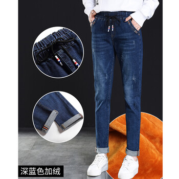 元素,彈力,流行,新款,牛仔,淺色,趨勢(shì),褲女,樣式