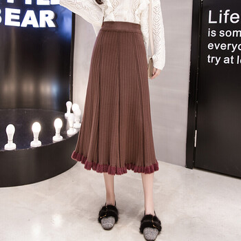 高腰修身短裙，微胖妹子的福音