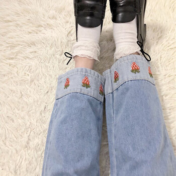 小草莓牛仔褲