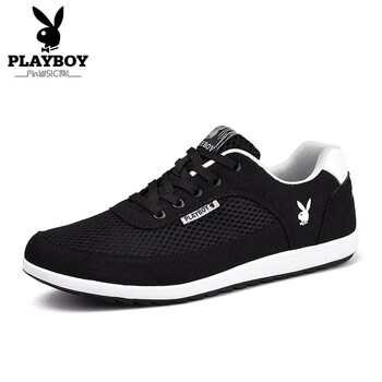 花花公子（PLAYBOY）男士黑色 網(wǎng)面版 45