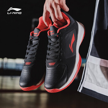 李寧（LI-NING）籃球鞋新基礎(chǔ)黑/李寧紅 