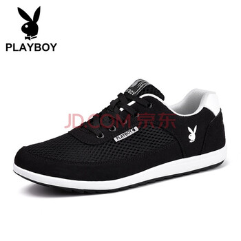 花花公子（PLAYBOY OUTDOOR）男士黑色 網(wǎng)面 45