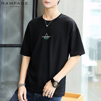 RAMPAGE 短袖 男士T恤 90100黑色 