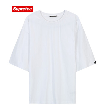 supretee 七分袖 男士T恤 白色 