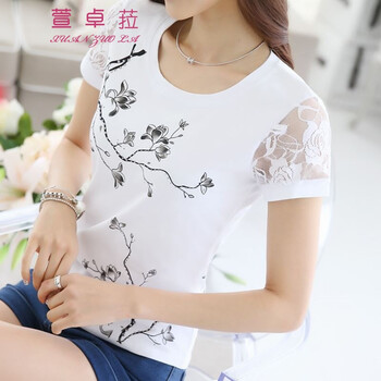 時(shí)尚圓領(lǐng)短袖，打造優(yōu)雅女神