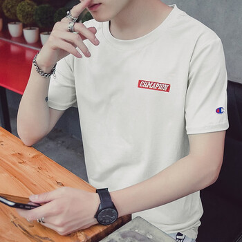 Horses&Village 短袖 男士T恤 T75白色 