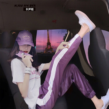 卡尹娃（KAYINWA） 松緊腰 蘿卜褲 女 九分褲 休閑褲