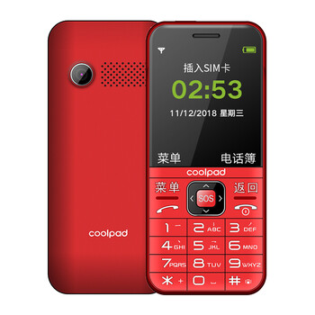 酷派（Coolpad） S518 手機 紅色