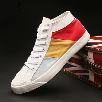 PLAYBOY ESTABLISHED 1953男士白色高幫 預售3.20發(fā)出 44