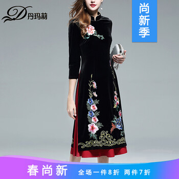 告別臃腫，毛呢連衣裙讓你美美噠