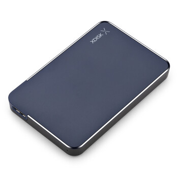 小盘(XDISK)160GB USB3.0移动硬盘X系列2.5英寸深蓝色 商务时尚 文件数据备份存储 高速便携 稳定耐用