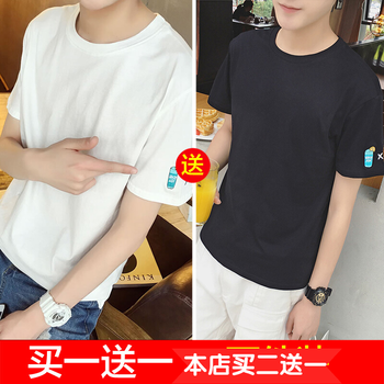C2潮朝 短袖 男士T恤 水杯黑色 送 白色 