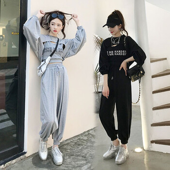 菲尹夢  蘿卜褲 女 九分褲 休閑褲