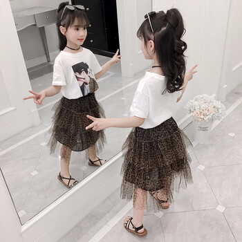童裝豹紋套裝