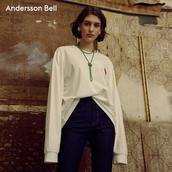 Andersson Bell 立體剪裁 短袖 T恤 女 圓領(lǐng)