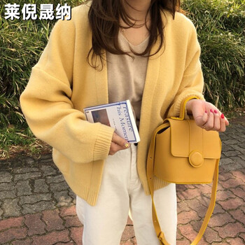 寬松長袖針織衫，微胖女神的福音