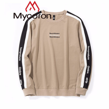 mycoron 長(zhǎng)袖 男士T恤 杏色 