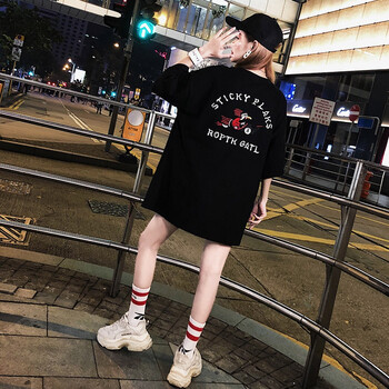 寬松印花袖，微胖妹子的好幫手