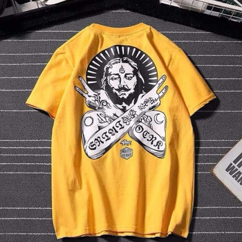 Prowow 短袖 男士T恤 法老黃色 