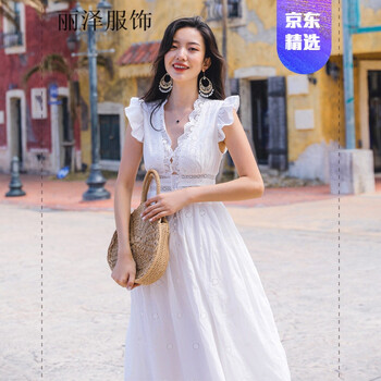 荷葉袖連衣裙，打造甜美女神范
