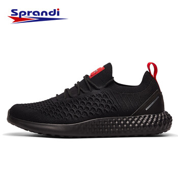 Sprandi板鞋黑/巴士紅 