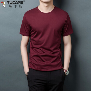 啄木鳥(niǎo)（TUCANO） 短袖 男士T恤 ZLT19308酒紅色 