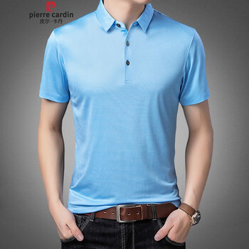 皮爾卡丹（pierrecardin） 短袖 男士T恤 1616淺藍(lán) 