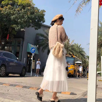 元素,流行,半身裙,白色,趨勢,新款,樣式